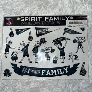 NFL eagles window decals NWT